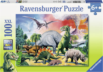 Ravensburger Puslespill Dinosaurer 100 Brikker