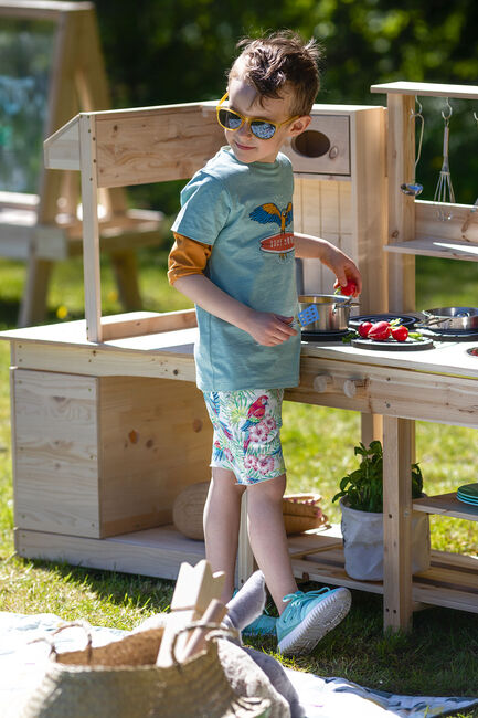 Luca & Lola Riccione T-Shirt 2-pack, Green/White