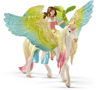 Schleich Bayala 70566 Fairy Surah Med Glitter Pegasus