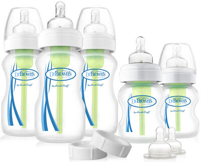 Dr. Browns Options Wideneck Tåteflasker, Newborn 