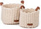 KidsDepot Korbo Oppbevaringskurv Medium 2-pack, White