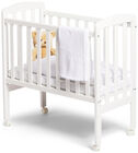 JLY Dream Bedside Crib, Hvit