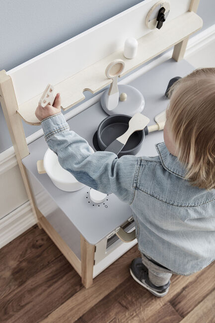 Kid's Concept Lekekjøkken, Natur/Hvit