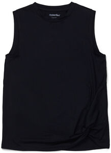 Hyperfied Jersey Knot Tank Top, Anthracite