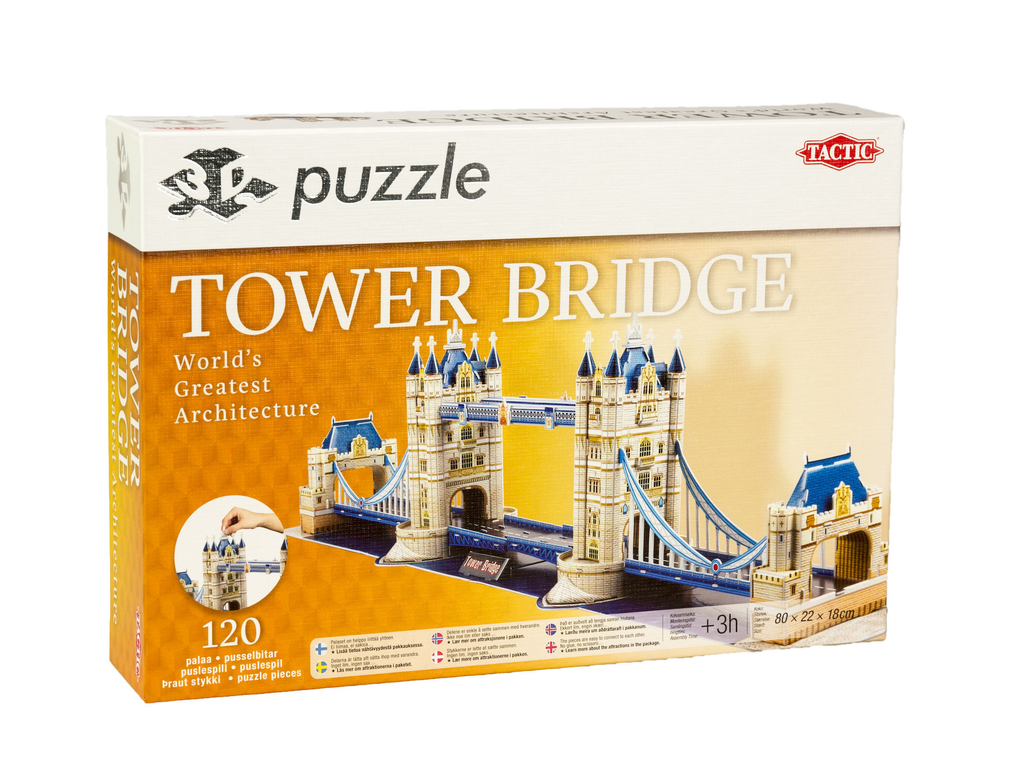 Tactic Puslespill 3D Puzzle Tower Bridge