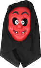 Kostyme Maske med Hette  Djevel Barn,  Rød