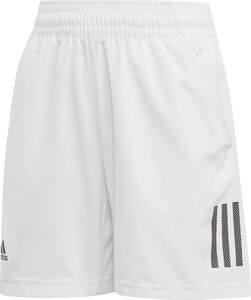 Adidas Boys Club 3-Stripes Shorts, White