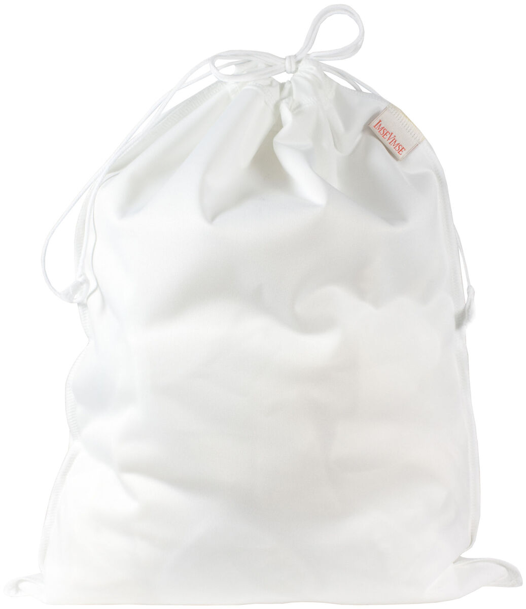 ImseVimse Bleiepose Wet Bag med Snøre, White
