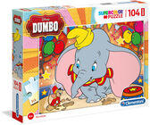 Clementoni Dumbo Puslespill Maxi 104 Brikker