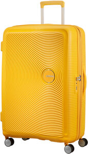 American Tourister Soundbox Spinner Koffert 97L, Golden Yellow