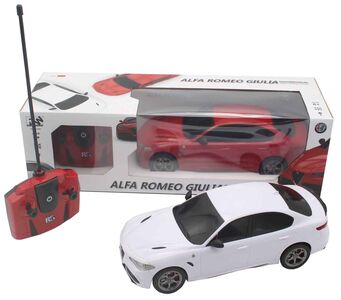 Alfa Romeo Giulia Radiostyrt Bil 1:18, Rød